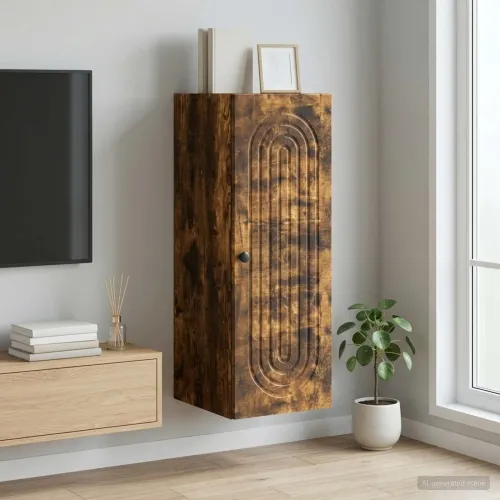 Ormar za montažu na zid Dimljeni hrast 33 x 34,5 x 90 cm - Dimljeni hrast 33 x 34,5 x 90 cm Cijena