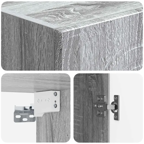 Ormar za montažu na zid Siva Sonoma 33 x 34,5 x 90 cm - Siva Sonoma 33 x 34,5 x 90 cm Cijena
