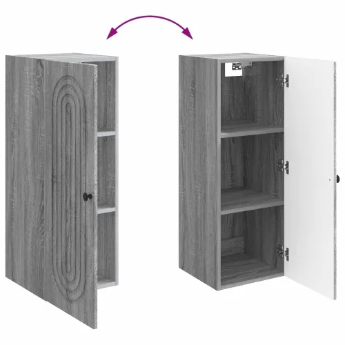 Ormar za montažu na zid Siva Sonoma 33 x 34,5 x 90 cm - Siva Sonoma 33 x 34,5 x 90 cm Cijena