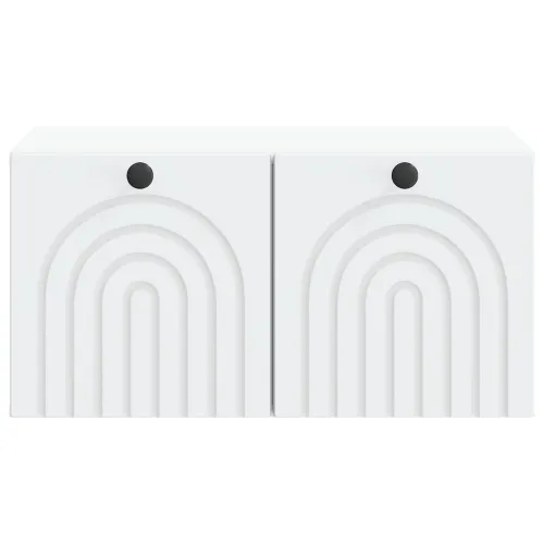 TV ormar za zid Bijela 59,5 x 41 x 30 cm Konstruirano drvo - Bijela 59,5 x 41 x 30 cm Cijena