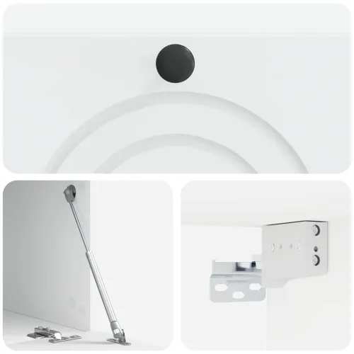 TV ormar za zid Bijela 59,5 x 41 x 30 cm Konstruirano drvo - Bijela 59,5 x 41 x 30 cm Cijena