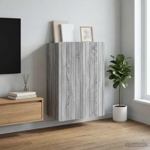 Ormar za montažu na zid Siva Sonoma 66 x 34,5 x 92 cm - Siva Sonoma 66 x 34,5 x 92 cm Cijena