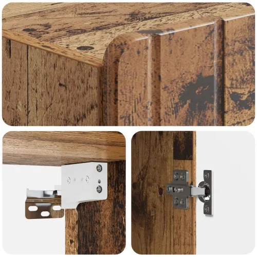 Ormar za montažu na zid Staro drvo 66 x 34,5 x 92 cm - Staro drvo 66 x 34,5 x 92 cm Cijena