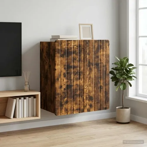 Ormar za montažu na zid Dimljeni hrast 59 x 31 x 64 cm - Dimljeni hrast 59 x 31 x 64 cm Cijena