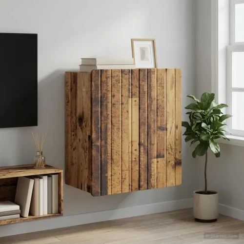 Ormar za montažu na zid Staro drvo 59 x 31 x 64 cm - Staro drvo 59 x 31 x 64 cm Cijena