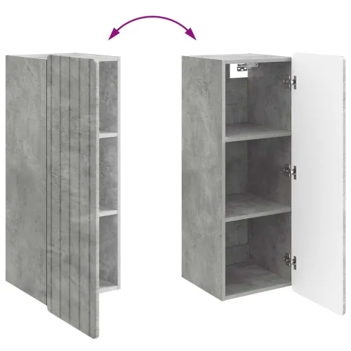 Ormar za montažu na zid Betonska siva 33 x 34,5 x 94 cm - Betonska siva 33 x 34,5 x 94 cm Cijena