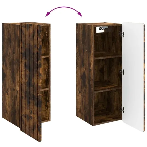 Ormar za montažu na zid Dimljeni hrast 33 x 34,5 x 94 cm - Dimljeni hrast 33 x 34,5 x 94 cm Cijena
