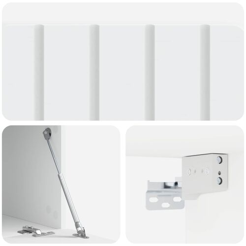 TV ormar za zid 59,5 x 41 x 30 cm Bijela Konstruirano drvo - Bijela 59,5 x 41 x 30 cm Cijena