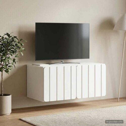 TV ormar za zid 59,5 x 41 x 30 cm Bijela Konstruirano drvo - Bijela 59,5 x 41 x 30 cm Cijena
