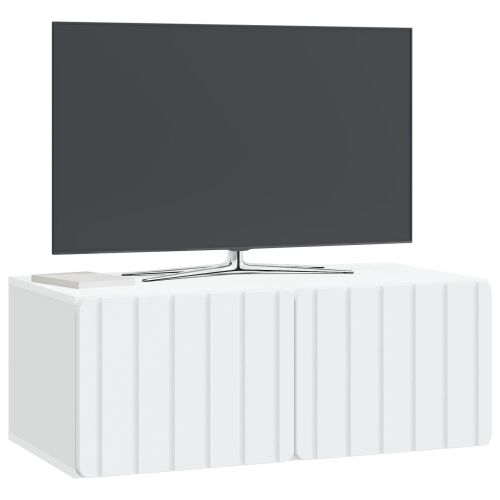TV ormar za zid 78,5 x 41 x 30 cm Bijela Konstruirano drvo - Bijela 78,5 x 41 x 30 cm Cijena