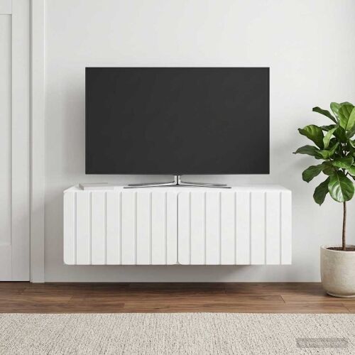 TV ormar za zid 98 x 41 x 30 cm Bijela Konstruirano drvo - Bijela 98 x 41 x 30 cm Cijena