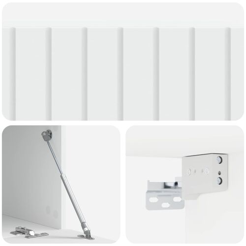 TV ormar za zid 98 x 41 x 30 cm Bijela Konstruirano drvo - Bijela 98 x 41 x 30 cm Cijena