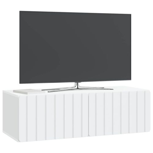 TV ormar za zid 98 x 41 x 30 cm Bijela Konstruirano drvo - Bijela 98 x 41 x 30 cm Cijena