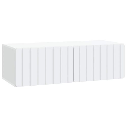 TV ormar za zid 98 x 41 x 30 cm Bijela Konstruirano drvo - Bijela 98 x 41 x 30 cm Cijena