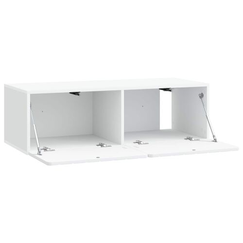 TV ormar za zid 98 x 41 x 30 cm Bijela Konstruirano drvo - Bijela 98 x 41 x 30 cm Cijena