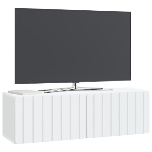 TV ormar za zid 98 x 31 x 30 cm Bijela Konstruirano drvo - Bijela 98 x 31 x 30 cm Cijena