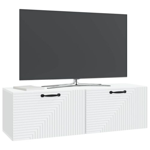 TV ormar za zid Zidne Bijela 98 x 31 x 30 cm Konstruirano drvo - Bijela 98 x 31 cm Cijena