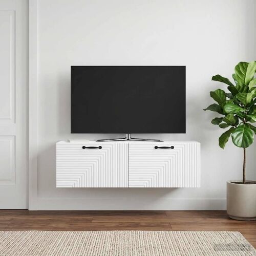 TV ormar za zid Zidne Bijela 98 x 31 x 30 cm Konstruirano drvo - Bijela 98 x 31 cm Cijena