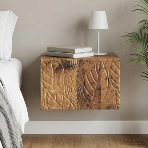 Noćni ormarić za montažu na zid Staro drvo 49 x 34,5 x 20 cm - Staro drvo 1 Cijena