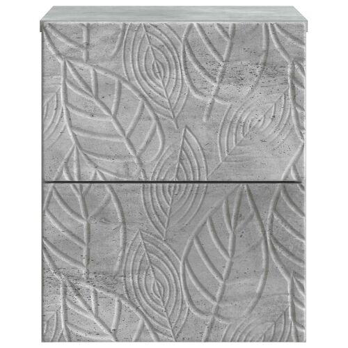 Noćni ormarić za montažu na zid Betonska siva 34,5 x 33 x 40 cm - Beton siva 1 Cijena