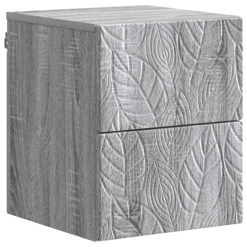 Noćni ormarić za montažu na zid Siva Sonoma 34,5 x 33 x 40 cm - Sivi hrast sonoma 1 Cijena