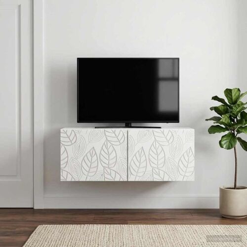 TV ormar za zid 59,5 x 41 x 30 cm Bijela Konstruirano drvo - Bijela 59,5 x 41 cm Cijena