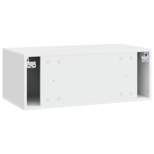TV ormar za zid 78,5 x 41 x 30 cm Bijela Konstruirano drvo - Bijela 78,5 x 41 cm Cijena