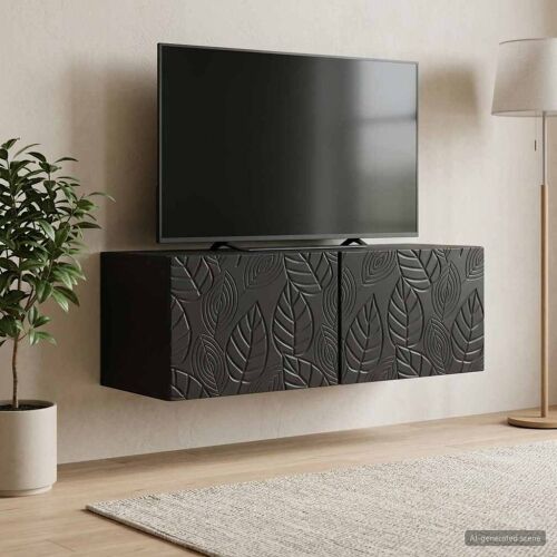 TV ormar za zid 78,5 x 41 x 30 cm Crna Konstruirano drvo Zidne - Crna 78,5 x 41 cm Cijena