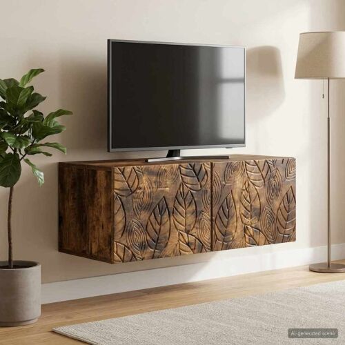 TV ormar za zid 78,5 x 41 x 30 cm Dimljeni hrast - Dimljeni hrast 78,5 x 41 cm Cijena