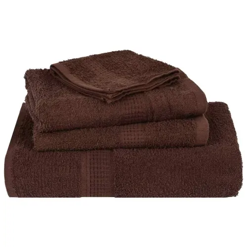 Set ručnika od 8 dijelova FROGN smeđi 360 g/m² - Smeđa Cijena
