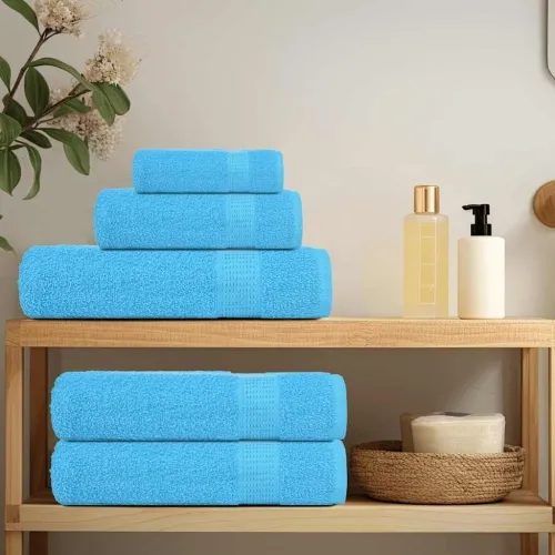 Set ručnika od 8 dijelova FROGN tirkizni 360 g/m² - Tirkizna Cijena