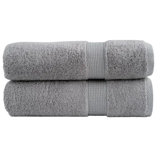 Premium ručnici za tuširanje SOLUND 2 kom. sive 70x140 cm 600 g/m² - Siva 70 x 140 cm 2 Cijena