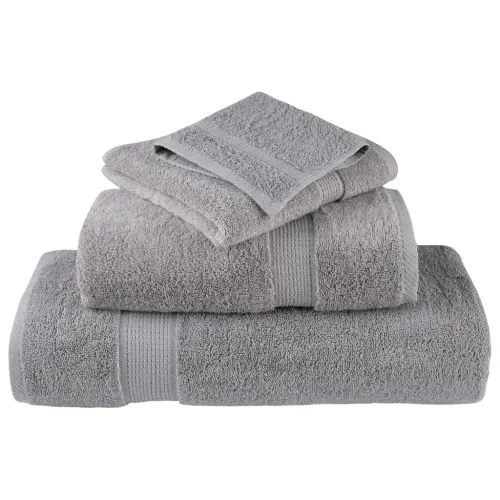Premium ručnici za tuširanje SOLUND 2 kom. sive 70x140 cm 600 g/m² - Siva 70 x 140 cm 2 Cijena