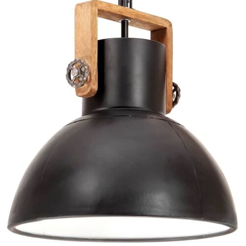 Industrijska viseća svjetiljka 25 W crna okrugla 40 cm E27 - Crna Ø 40 cm 1 1 Cijena