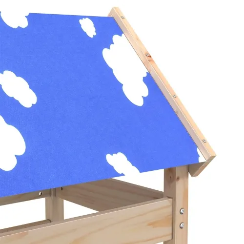 Igraći Toranj Smeđa 85 x 52,5 x 239 cm Čvrsto borovo drvo - Masivna borovina Cijena