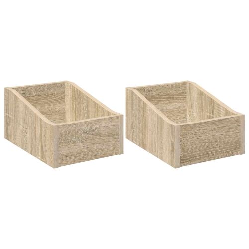 Kutija za LP ploče 2 kom. Hrast sonoma 23 x 33 x 16 cm - Hrast sonoma 2 23 x 33 x 16 cm Cijena