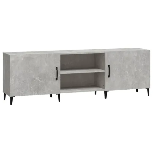 TV ormarić boja betona 150x30x50 cm od konstruiranog drva - Beton siva Cijena