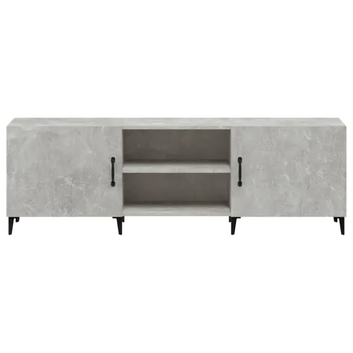 TV ormarić boja betona 150x30x50 cm od konstruiranog drva - Beton siva Cijena