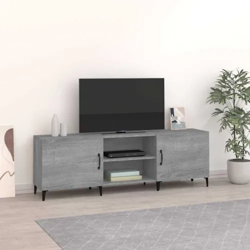 TV ormarić boja hrasta sonome 150x30x50 cm konstruirano drvo - Sivi hrast sonoma Cijena