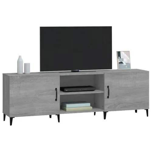 TV ormarić boja hrasta sonome 150x30x50 cm konstruirano drvo - Sivi hrast sonoma Cijena