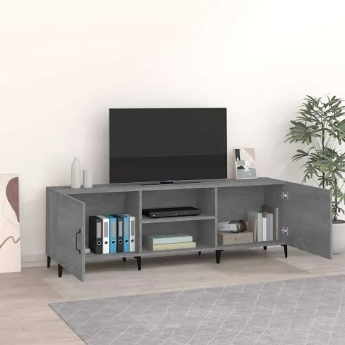TV ormarić boja hrasta sonome 150x30x50 cm konstruirano drvo - Sivi hrast sonoma Cijena