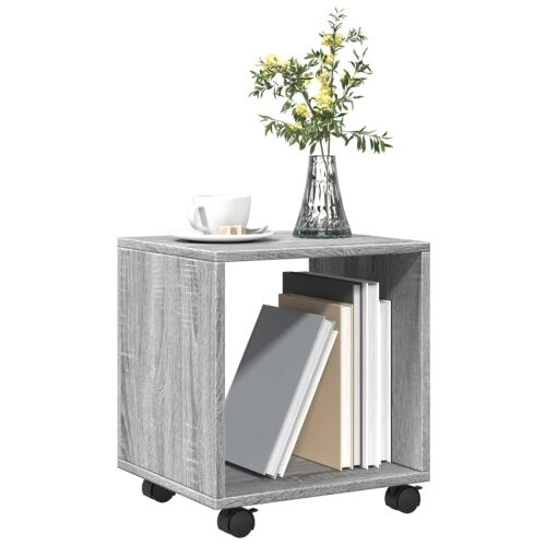 Pomični ormarić boja hrasta 37x33x42,5 cm konstruirano drvo - Sivi hrast sonoma 37 cm Cijena