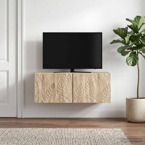 TV ormar za zid 98 x 41 x 30 cm Hrast sonoma Konstruirano drvo - Hrast sonoma 98 x 41 cm Cijena