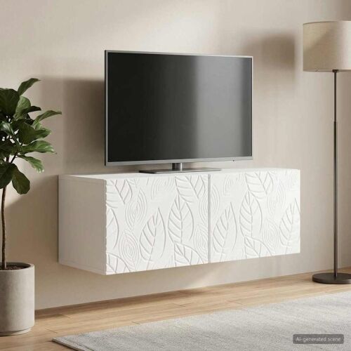 TV ormar za zid 98 x 41 x 30 cm Bijela visokog sjaja - Bijela visokog sjaja 98 x 41 cm Cijena