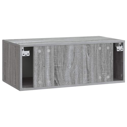 TV ormar za zid 98 x 41 x 30 cm Siva Sonoma Konstruirano drvo - Siva Sonoma 98 x 41 cm Cijena