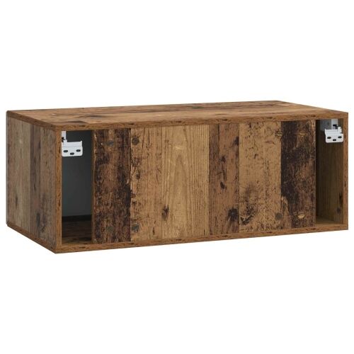 TV ormar za zid 98 x 41 x 30 cm Staro drvo Konstruirano drvo - Staro drvo 98 x 41 cm Cijena