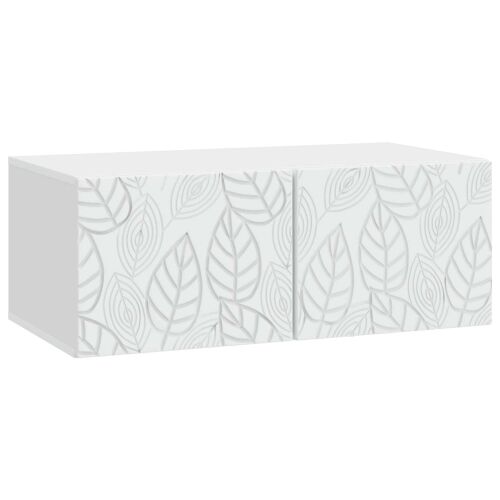 TV ormar za zid 59,5 x 31 cm Bijela Konstruirano drvo Zidne - Bijela 59,5 x 31 cm Cijena