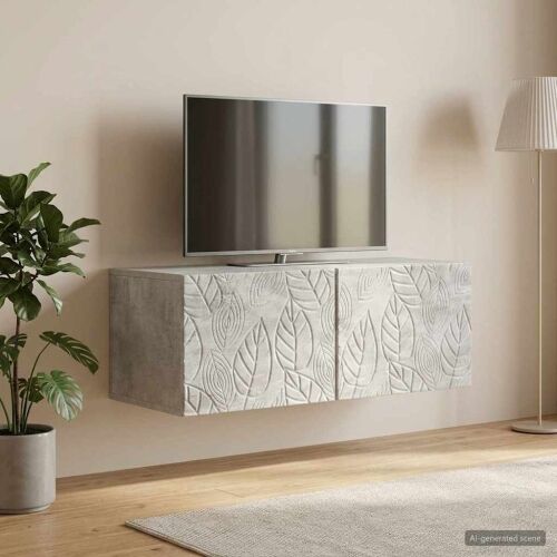TV ormar za zid 59,5 x 31 cm Betonska siva Konstruirano drvo - Betonska siva 59,5 x 31 cm Cijena