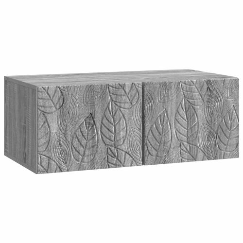 TV ormar za zid 59,5 x 31 cm Siva Sonoma Konstruirano drvo - Siva Sonoma 59,5 x 31 cm Cijena