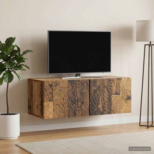 TV ormar za zid 59,5 x 31 cm Staro drvo Konstruirano drvo Zidne - Staro drvo 59,5 x 31 cm Cijena